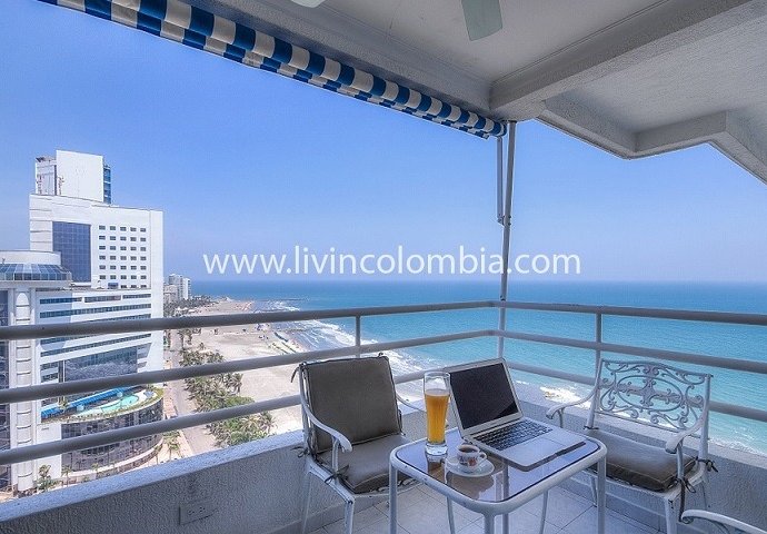Bocagrande Pelican Beach - Apartamento con vista al mar 1602MAD